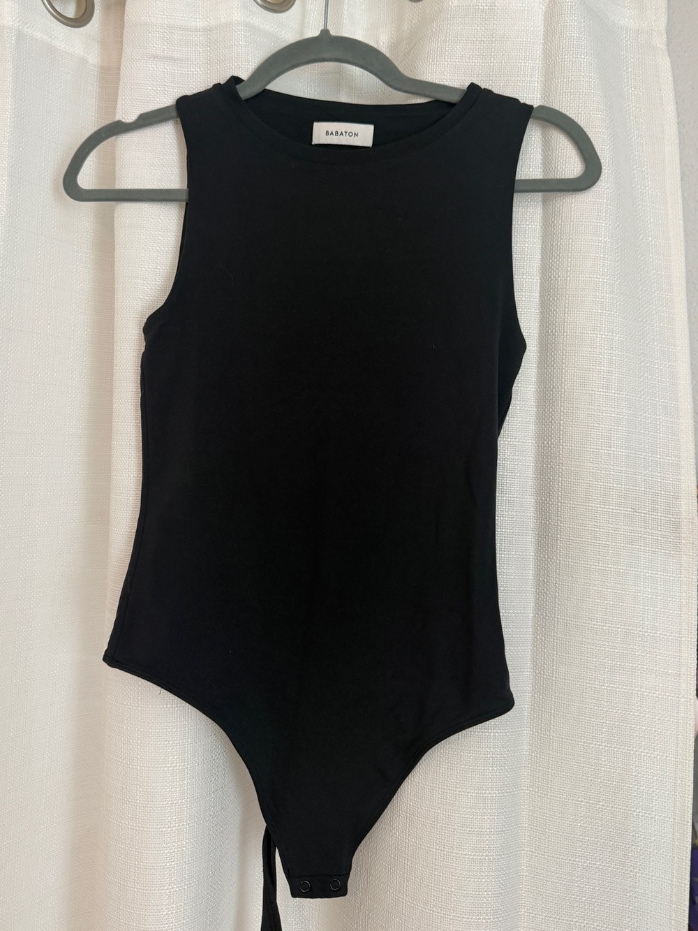 Black Sleeveless Bodysuit